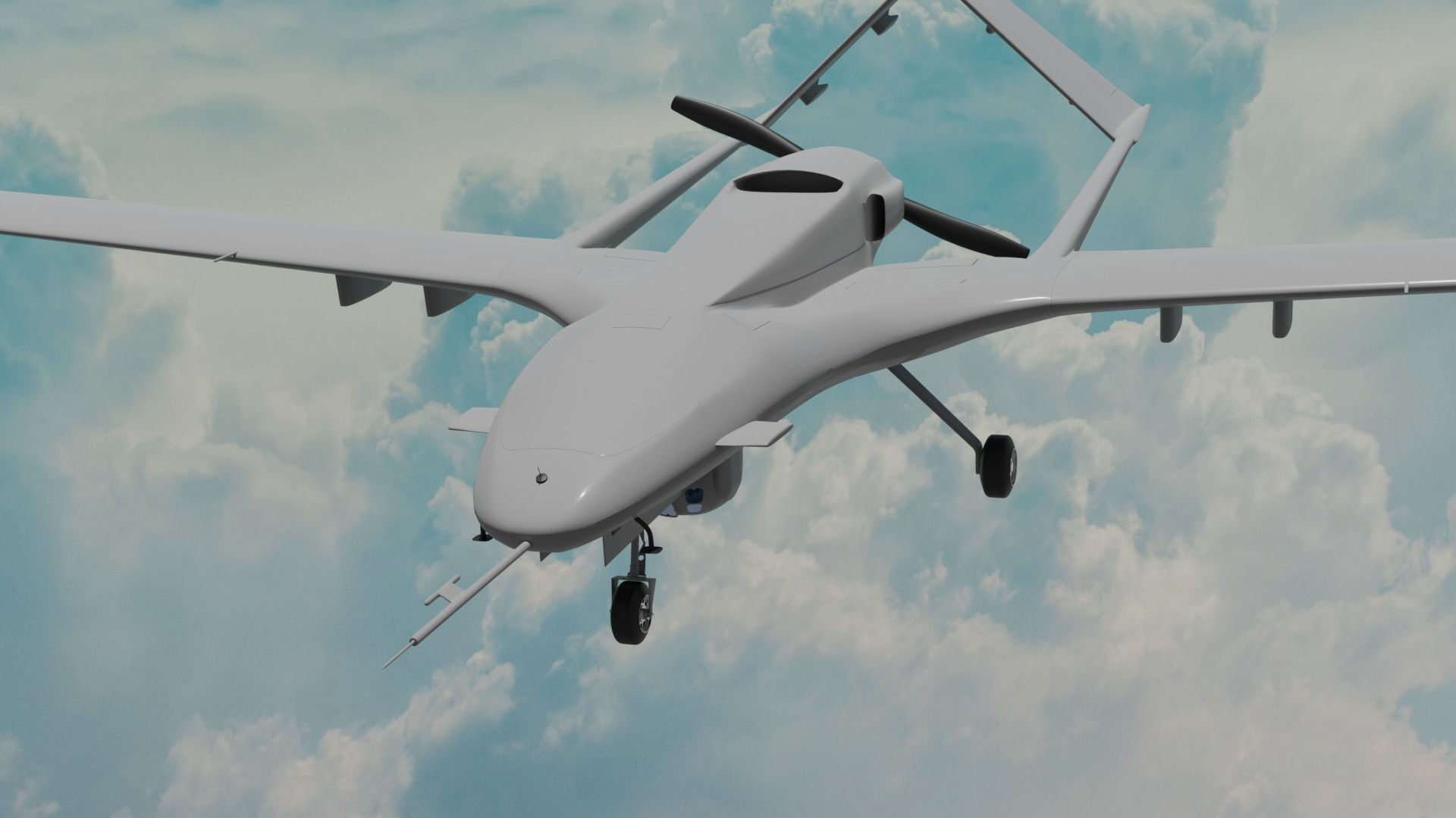 Bayraktar TB2 3D model_1