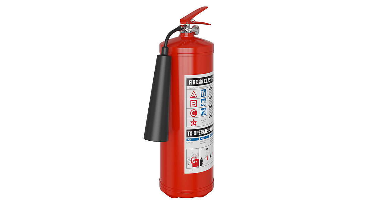 Fire Extinguisher BLENDER 3D Model Cycles 3D model_2
