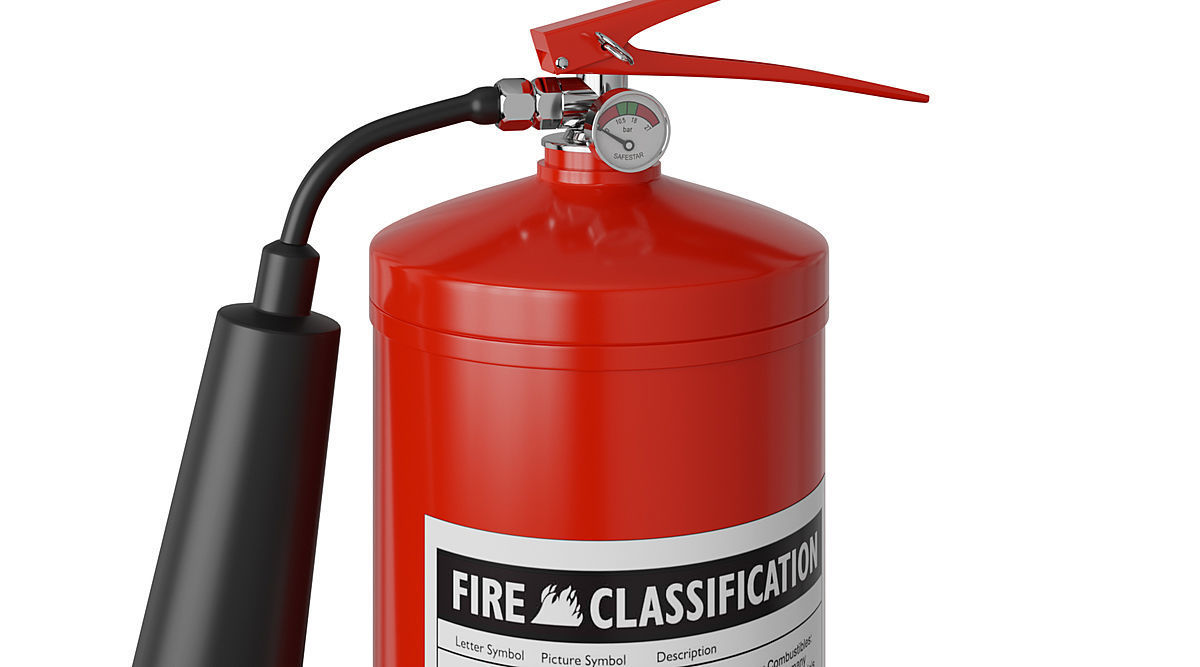 Fire Extinguisher BLENDER 3D Model Cycles 3D model_4