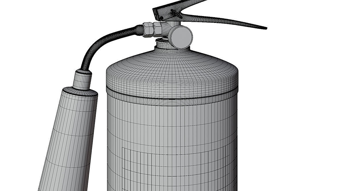 Fire Extinguisher BLENDER 3D Model Cycles 3D model_5