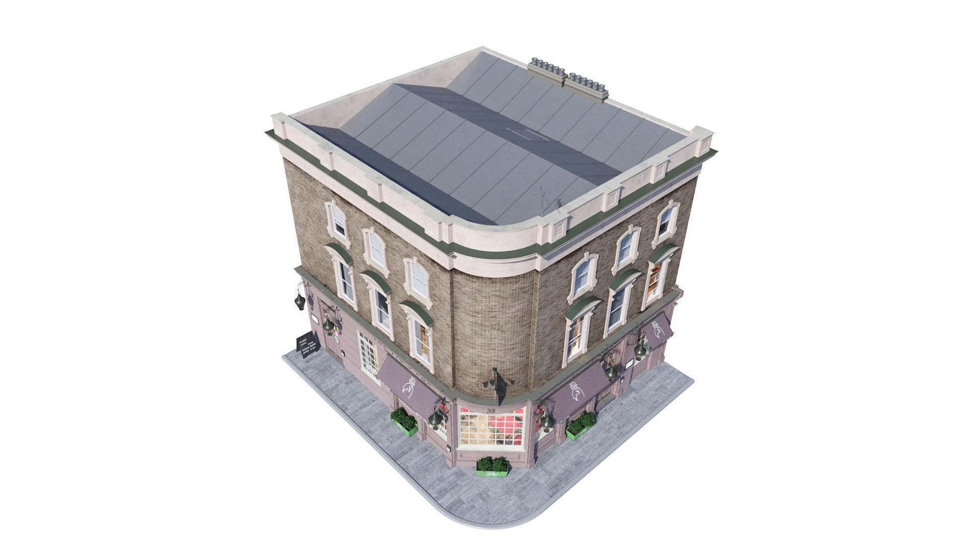 Building at old church st 35 London 3D model_3
