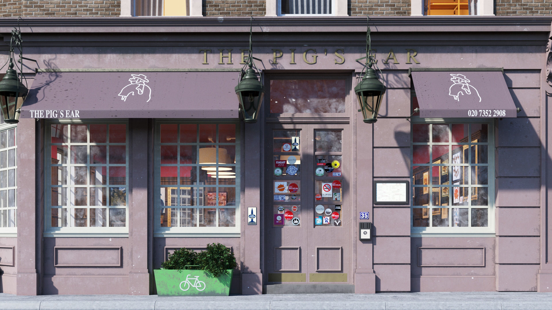 Building at old church st 35 London 3D model_2