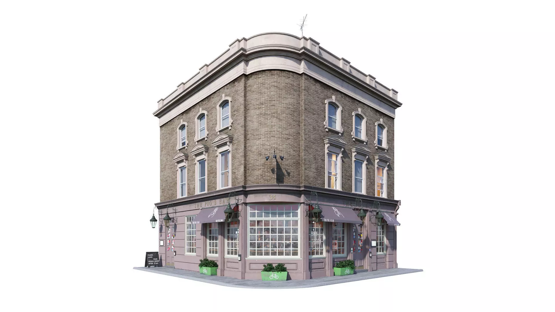 Building at old church st 35 London 3D model_0