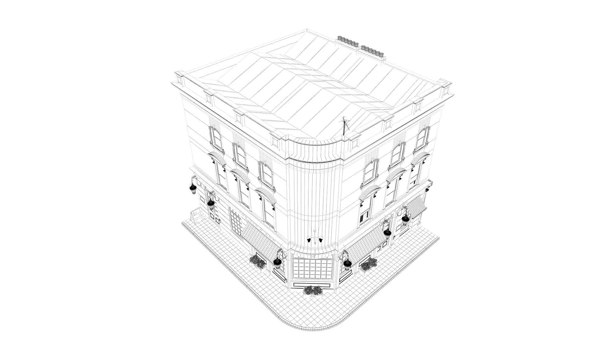 Building at old church st 35 London 3D model_6