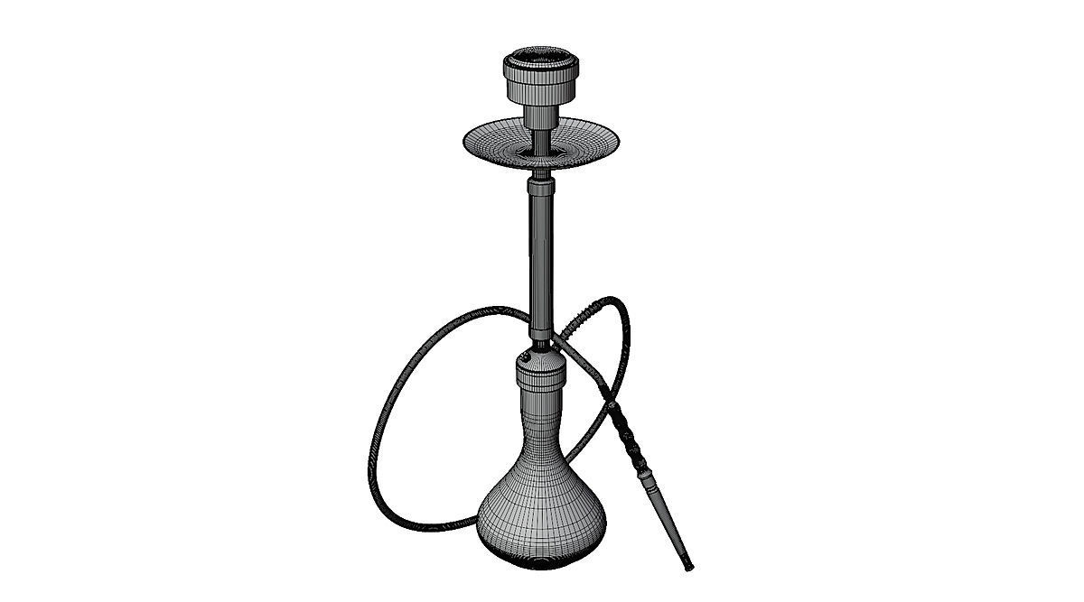 Hookah BLENDER 3D Model Cycles 3D model_2