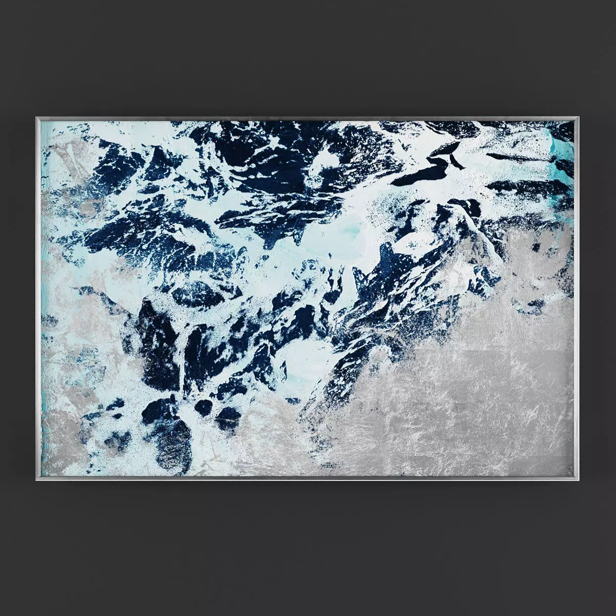 Pictures187 abstract painting Low-poly 3D model_0