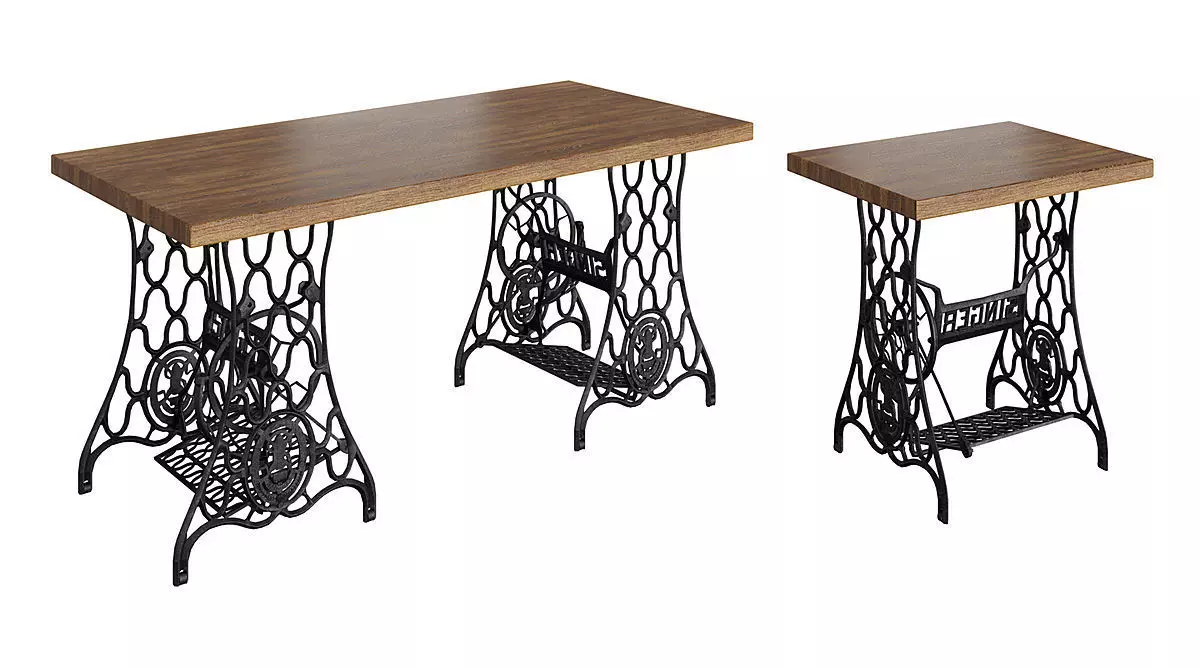 Singer Table BLENDER 3D Model Cycles 3D model_0