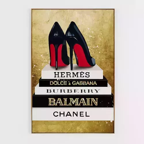 Pictures191 hermes dolce gabbana balenciaga poster Low-poly 3D model