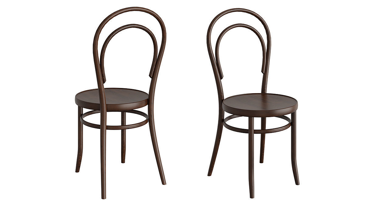 Thonet Chairs BLENDER 3D Model Cycles 3D model_2