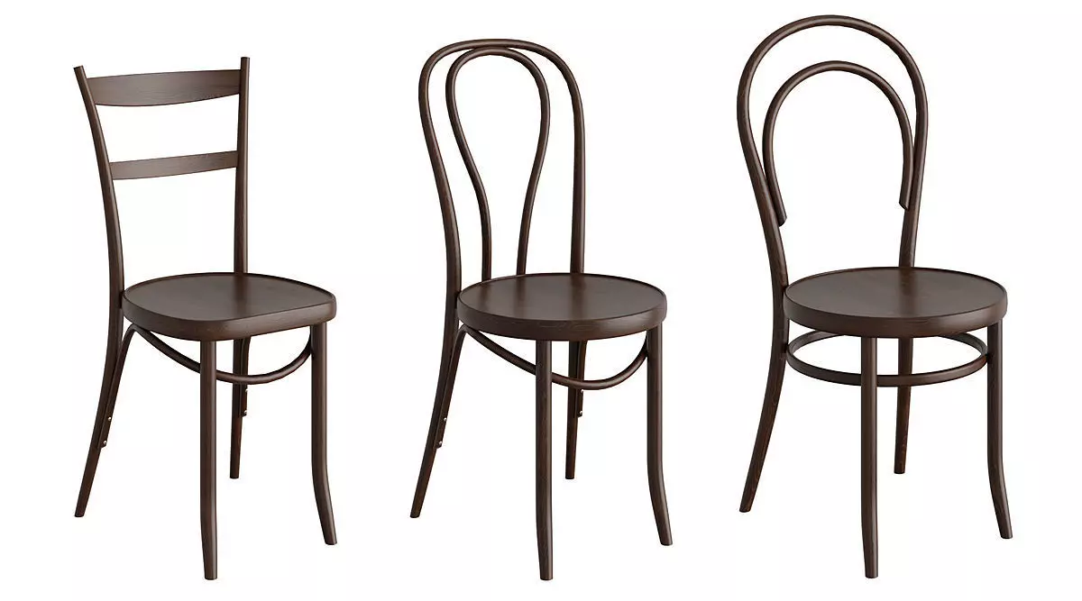 Thonet Chairs BLENDER 3D Model Cycles 3D model_0