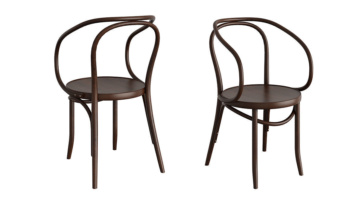 Thonet Chairs2 BLENDER 3D Model Cycles 3D model_3