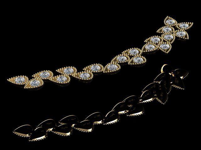 Pear Pendant 3D print model_1