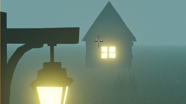 Landscape Atmospheric scene 3D model_2