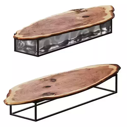 Slab tables with welded seams - 2 models 3D model