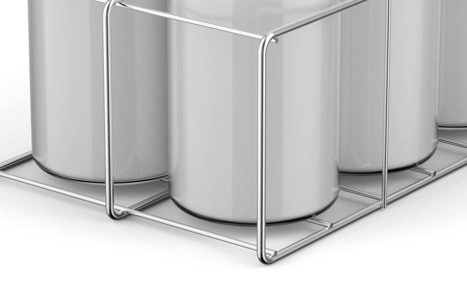 Bottles Carrier 3D Model 3D model_4