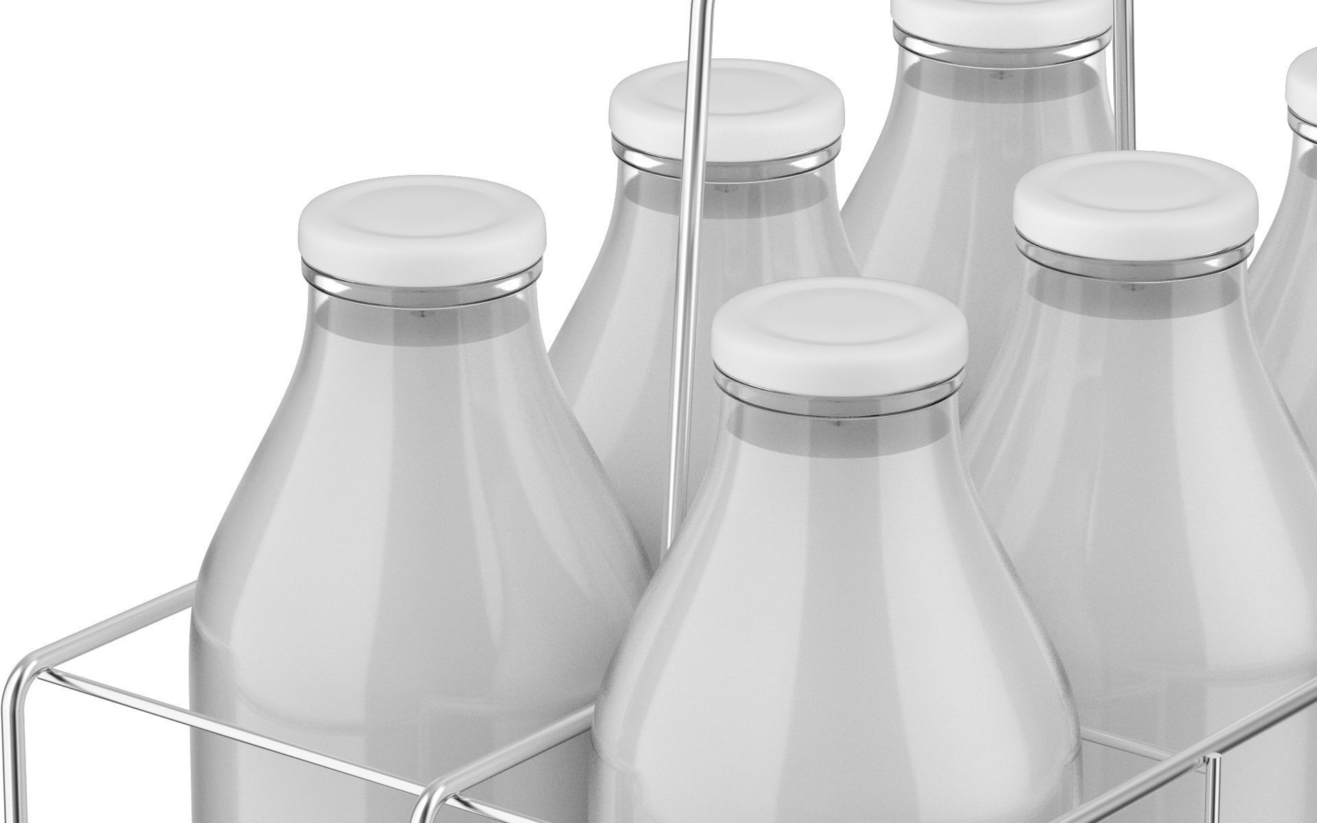 Bottles Carrier 3D Model 3D model_3