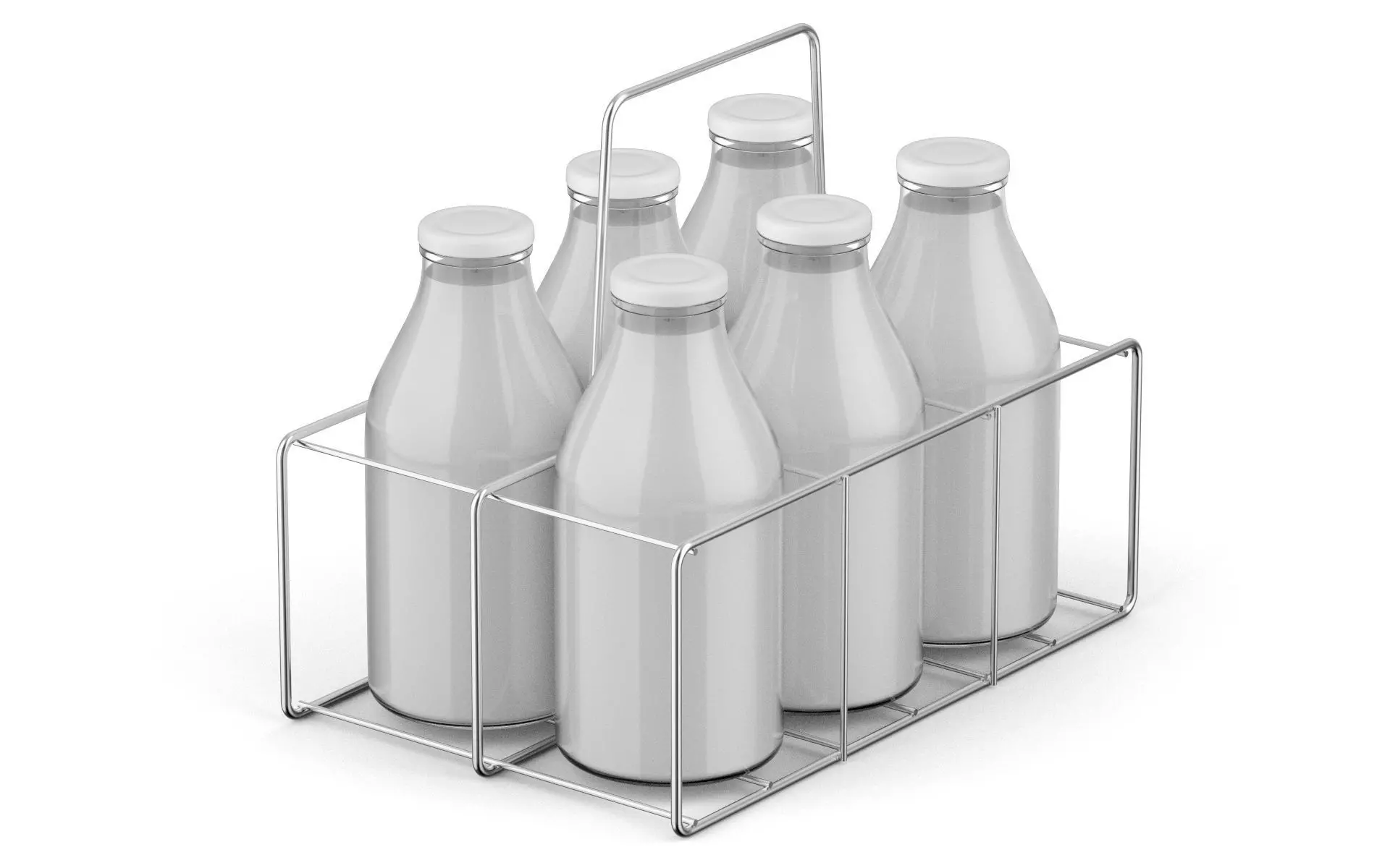 Bottles Carrier 3D Model 3D model_0