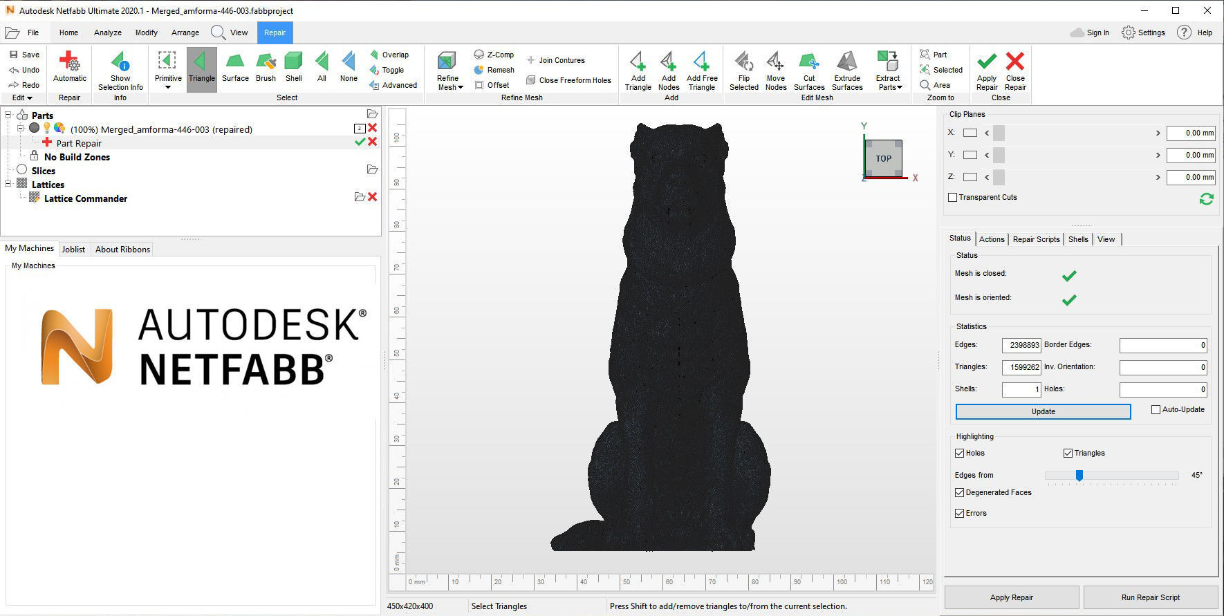 Central asian shepherd dog 3D print model_9