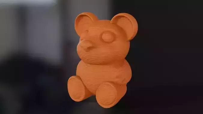 teddy bear 3D print model