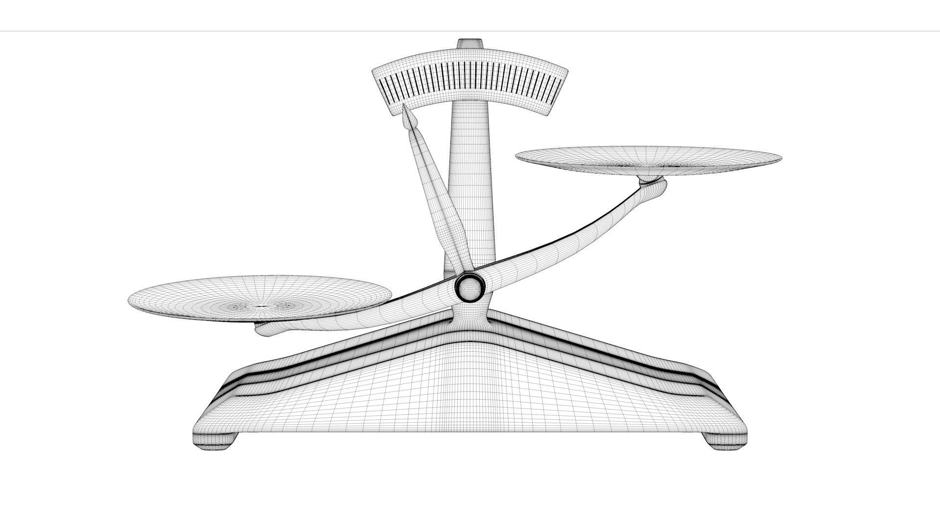 3d model of scales 3D model_8