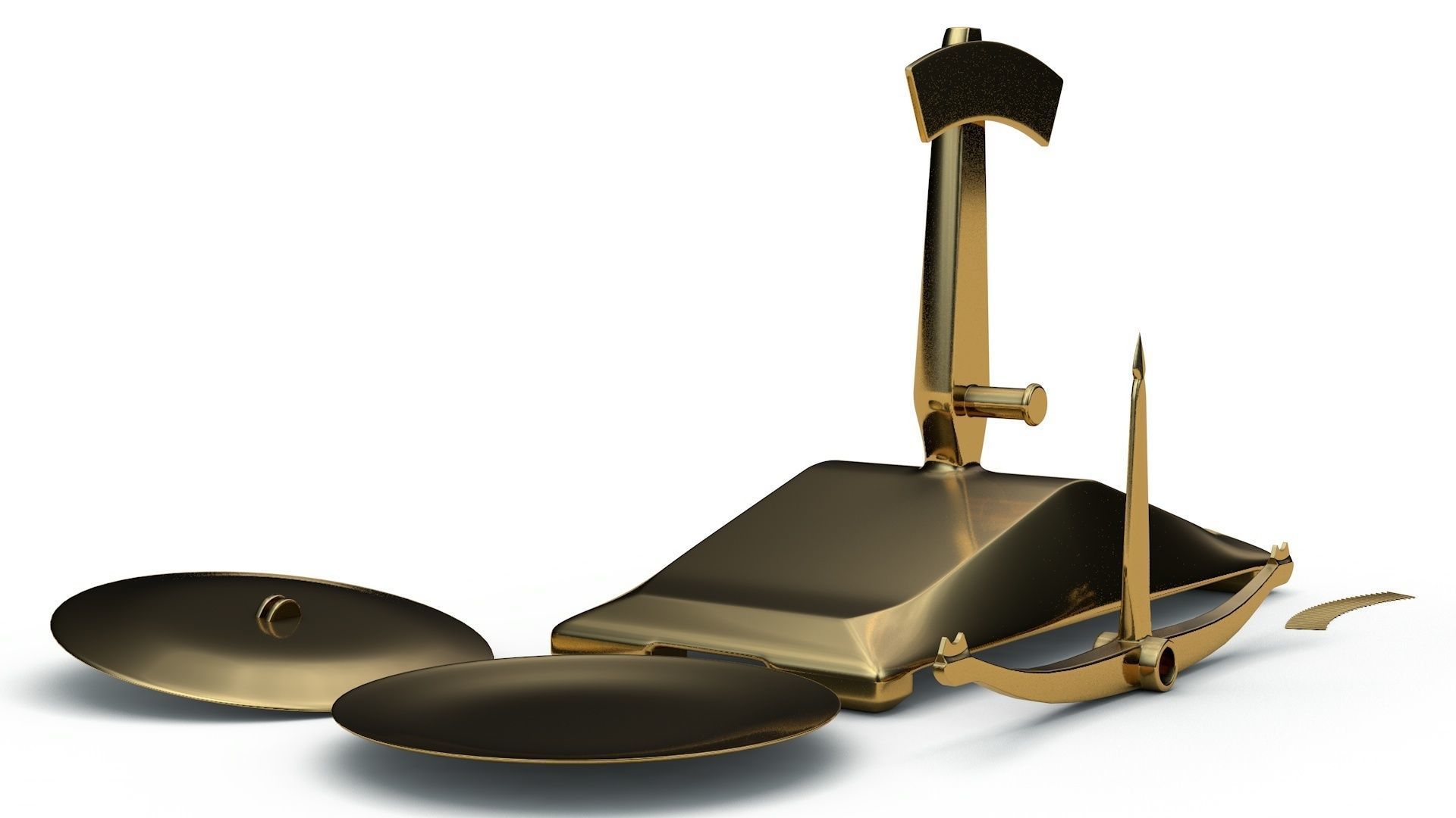 3d model of scales 3D model_3