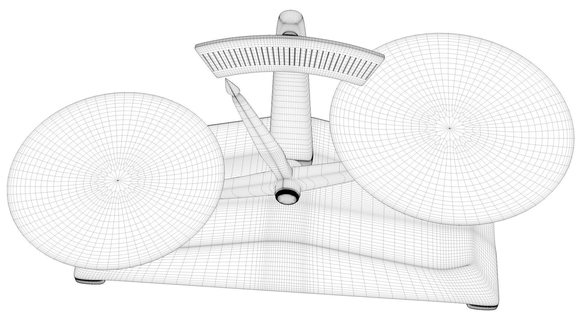 3d model of scales 3D model_10