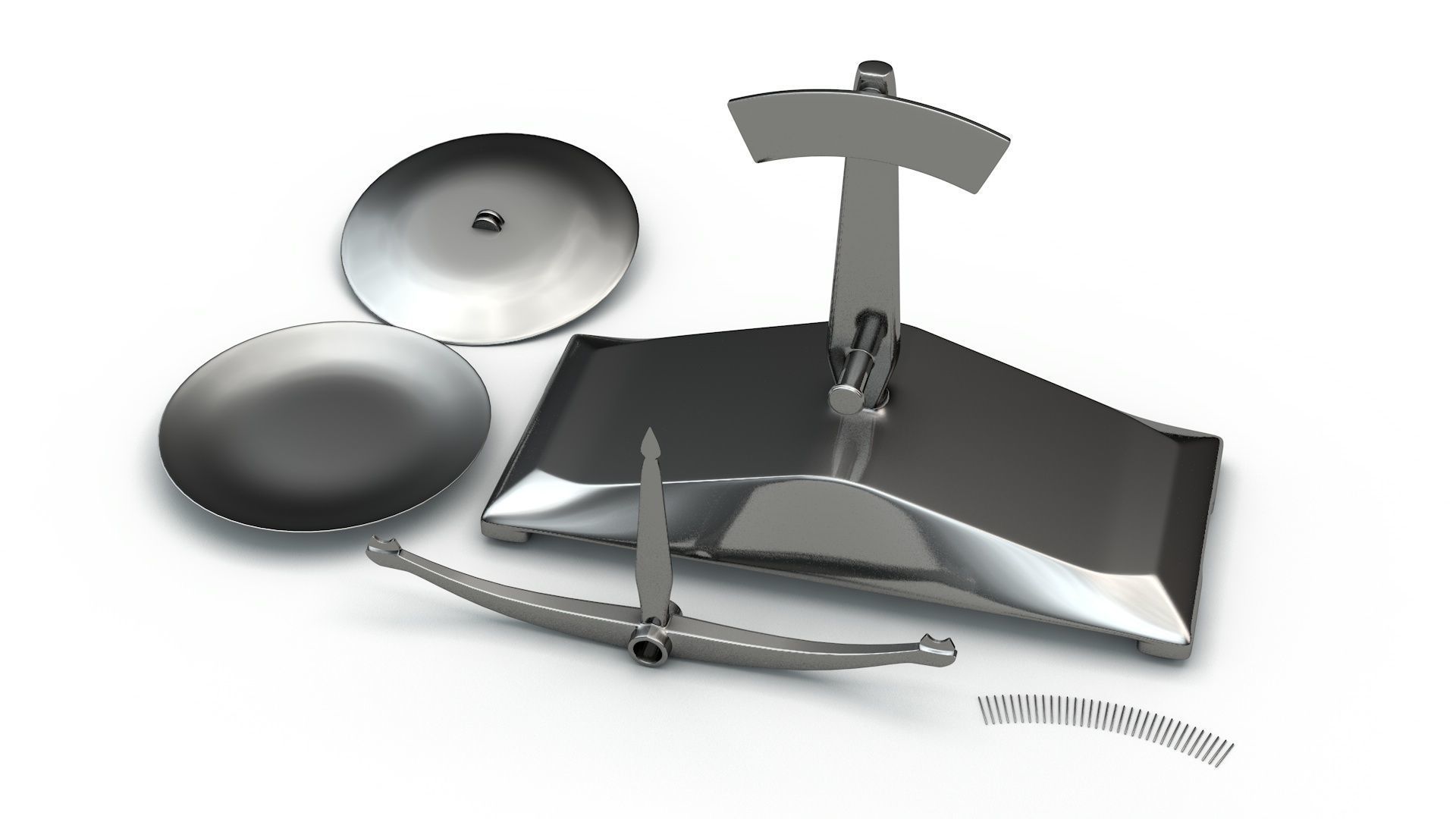 3d model of scales 3D model_2