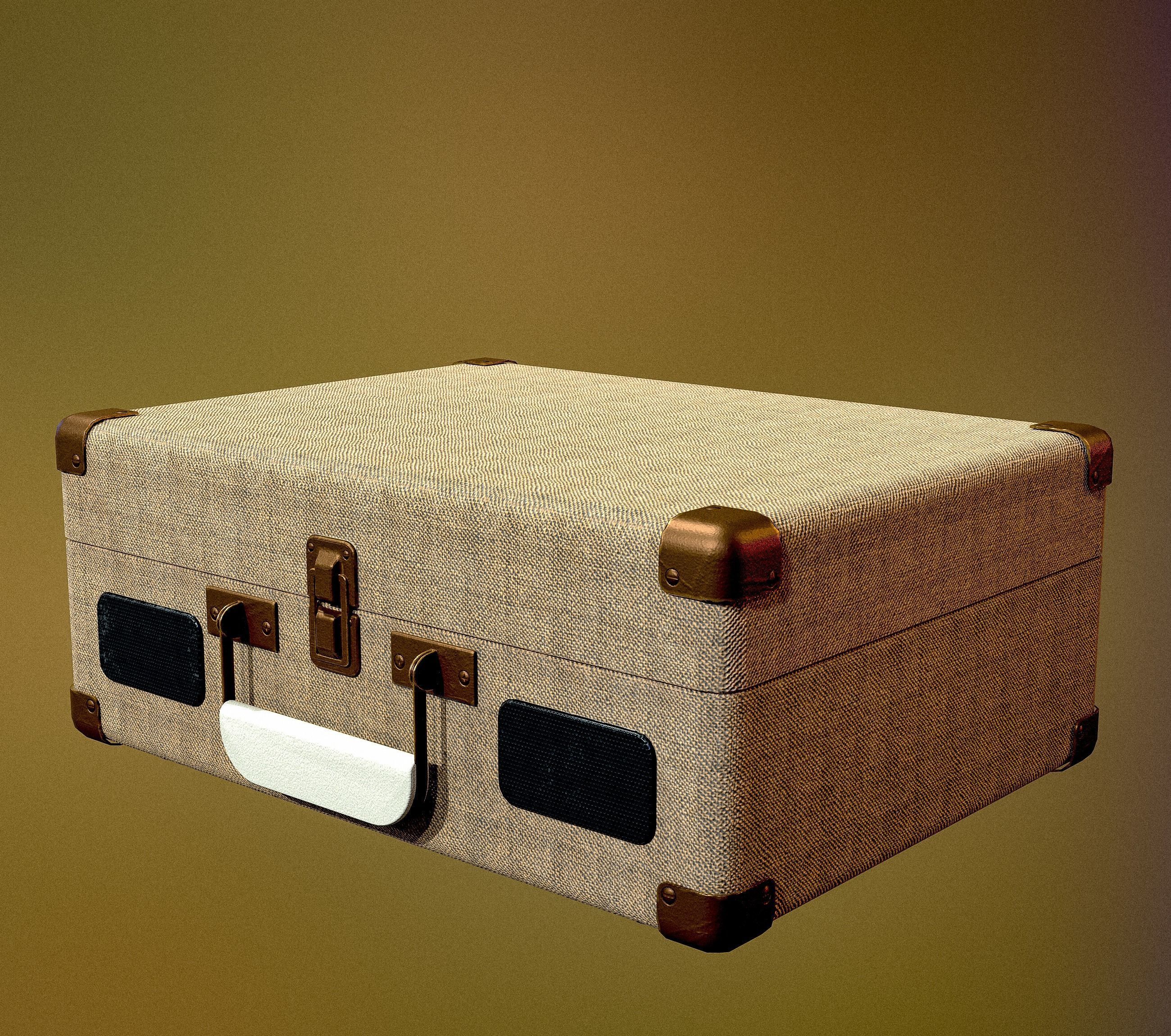 Crosley Cruiser Deluxe Turntable  Low-poly 3D model_6