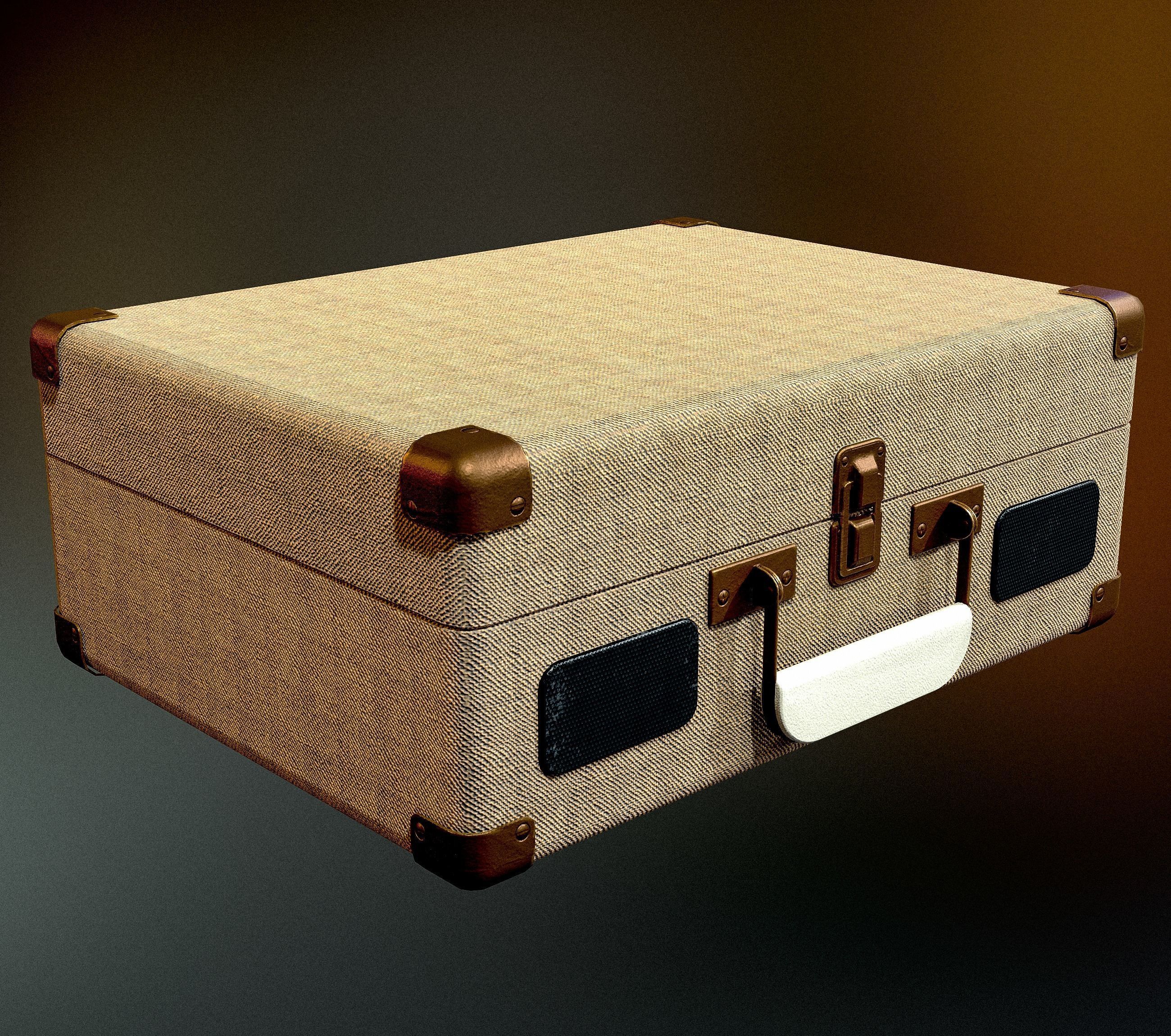 Crosley Cruiser Deluxe Turntable  Low-poly 3D model_5