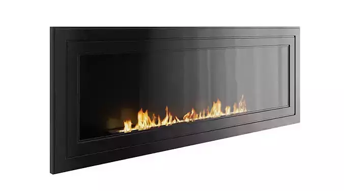 Bio Fireplaces 01 BLENDER 3D Model Cycles