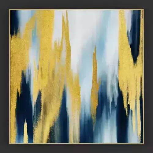 Pictures209 gold and abstract painting