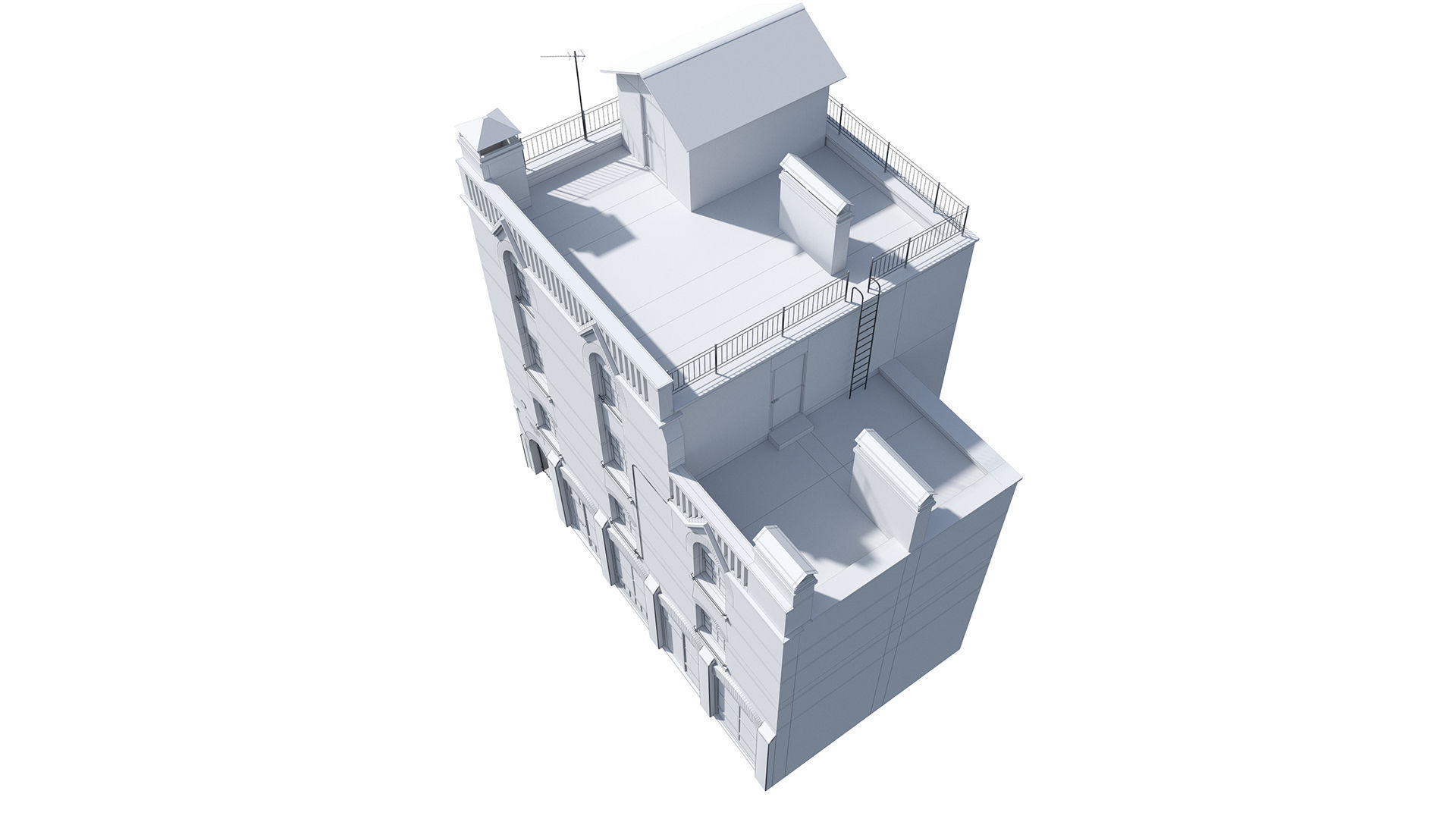 Building at old church st 45 London 3D model 3D model_5