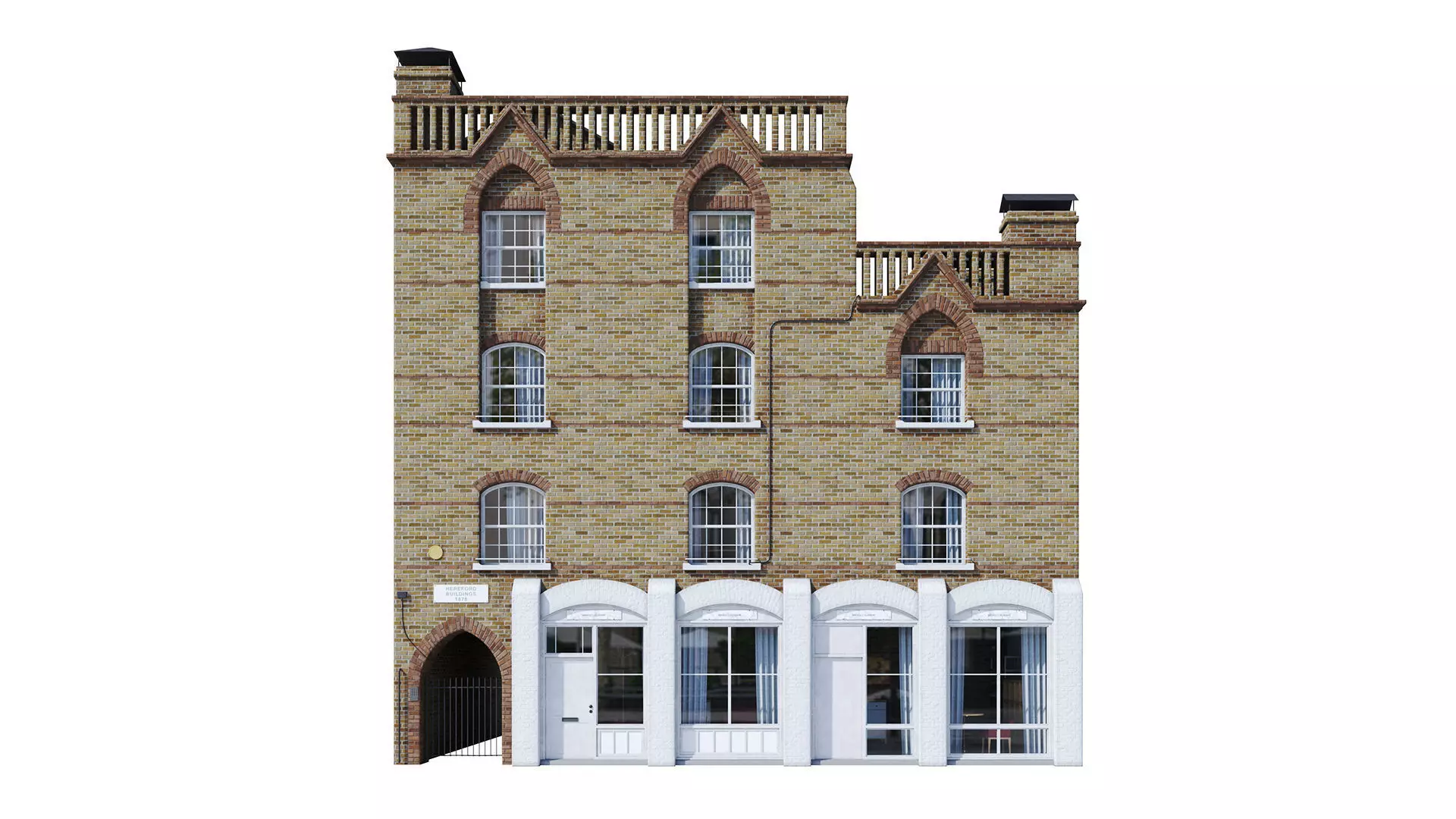 Building at old church st 45 London 3D model 3D model_0