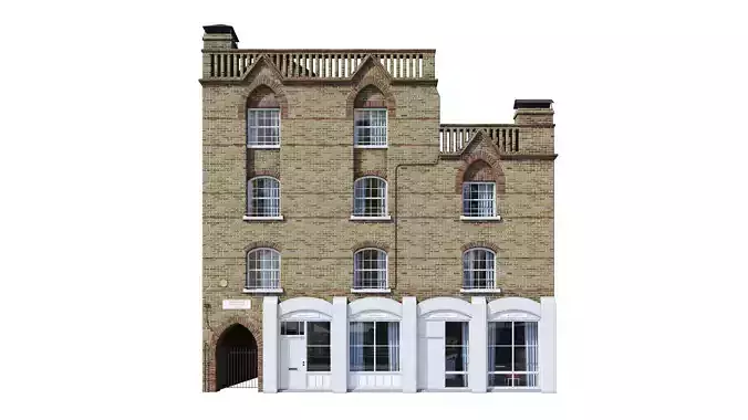 Building at old church st 45 London 3D model 3D model