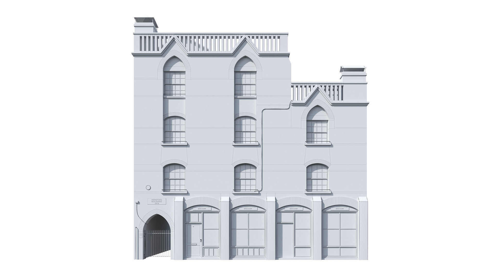 Building at old church st 45 London 3D model 3D model_4