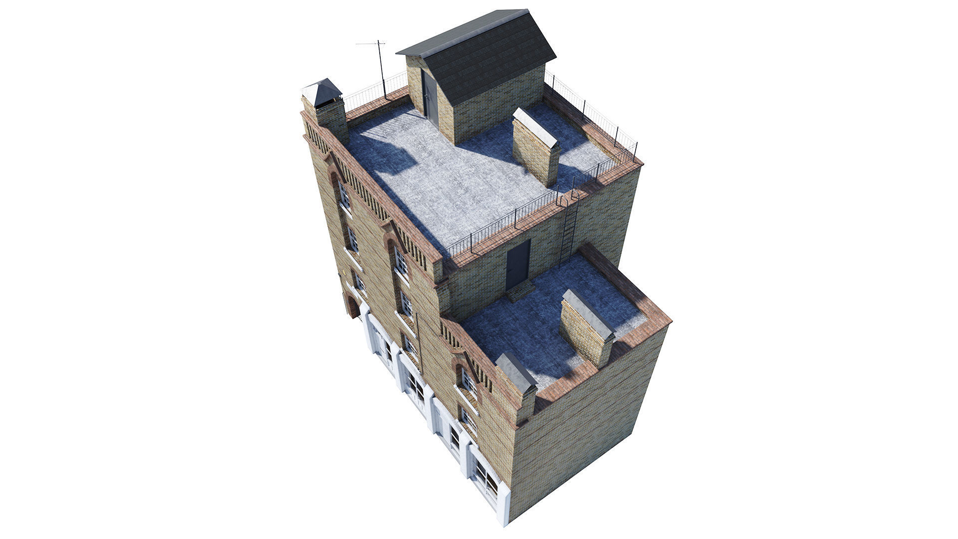 Building at old church st 45 London 3D model 3D model_1
