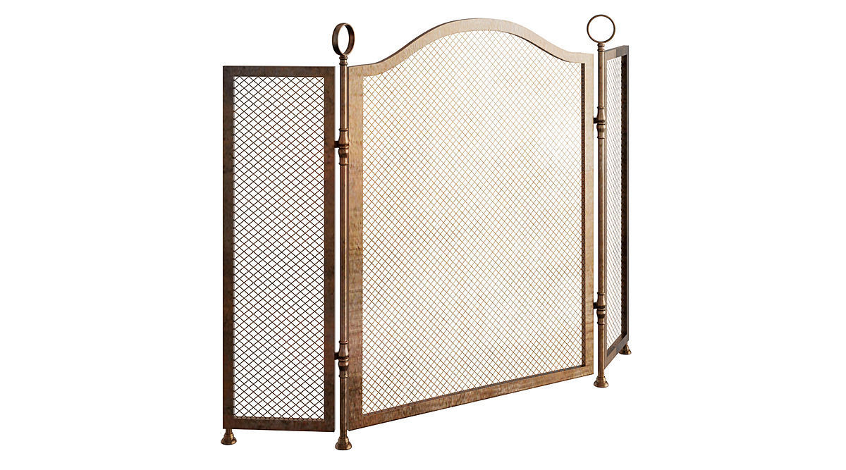 Classic Fireplace Decor BLENDER 3D Model Cycles 3D model_1