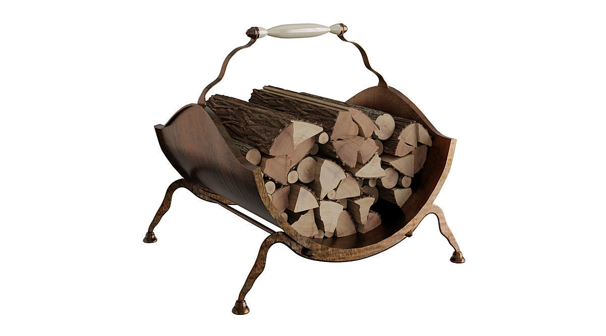 Classic Fireplace Decor BLENDER 3D Model Cycles 3D model_3