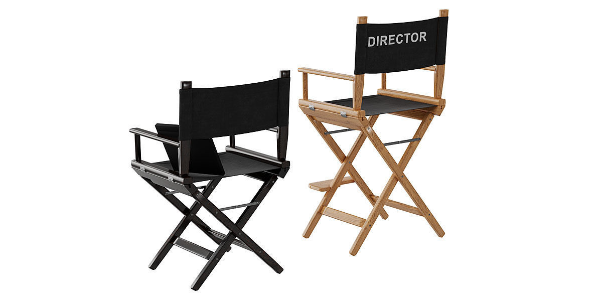 Director Chair BLENDER 3D Model Cycles 3D model_3