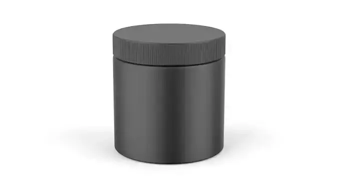 3D Jar plastic container Low-poly 3D model