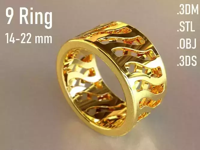 Fance Ring 3D Print Model Free 3D print model