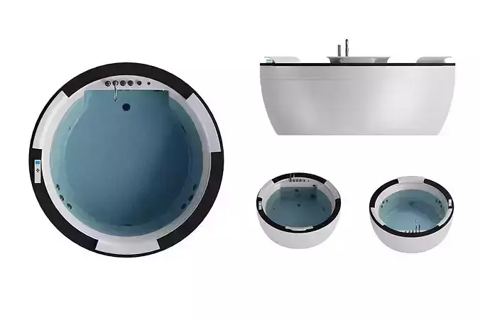 Jacuzzi Nova Top Aqs BLENDER 3D Model Cycles