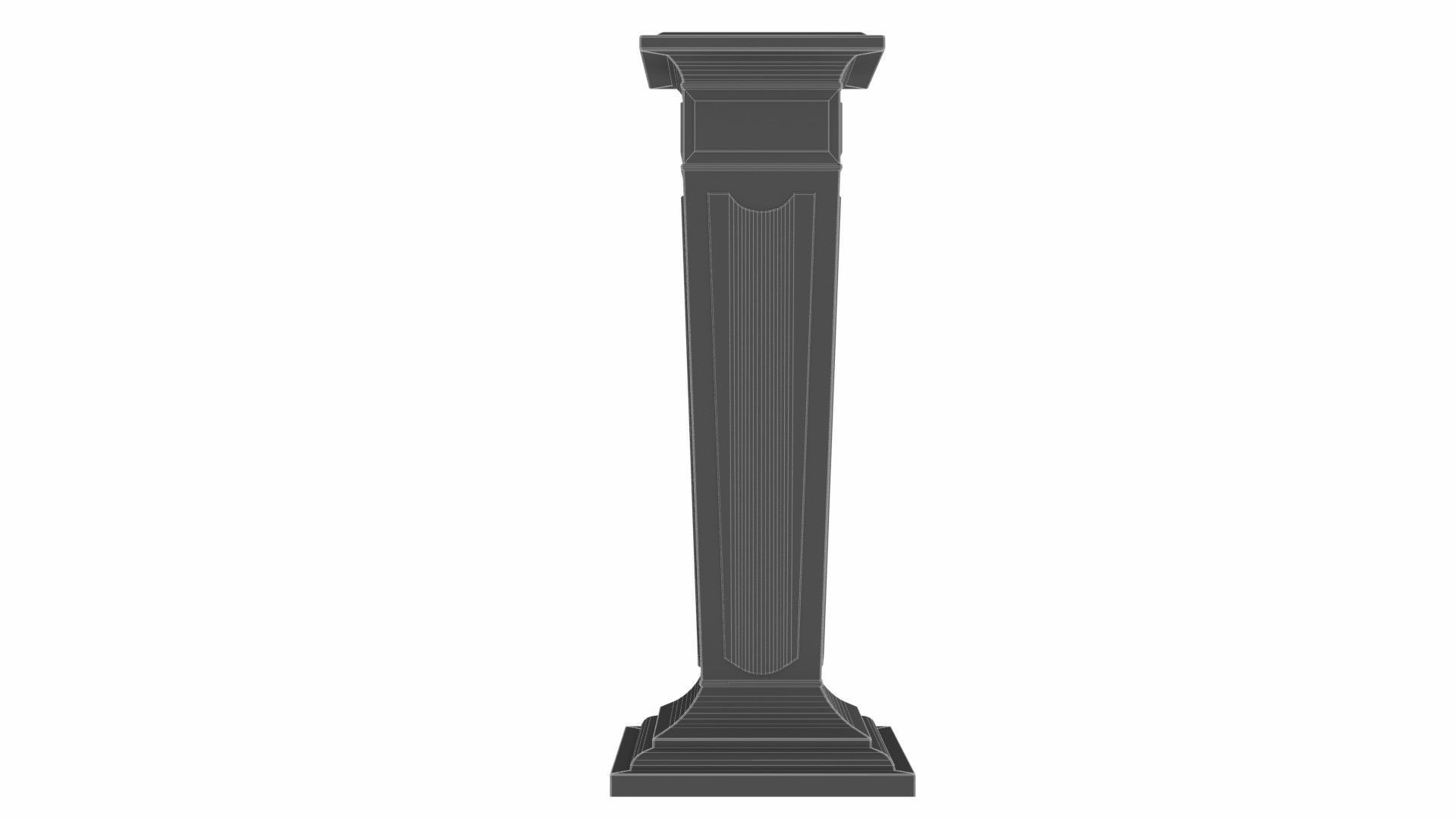 Pedestal 3D model_9