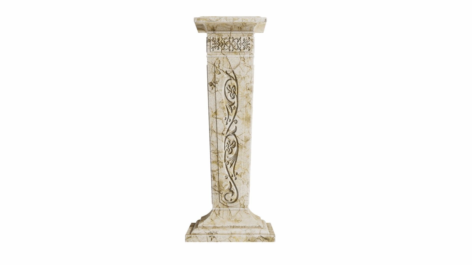 Pedestal 3D model_5