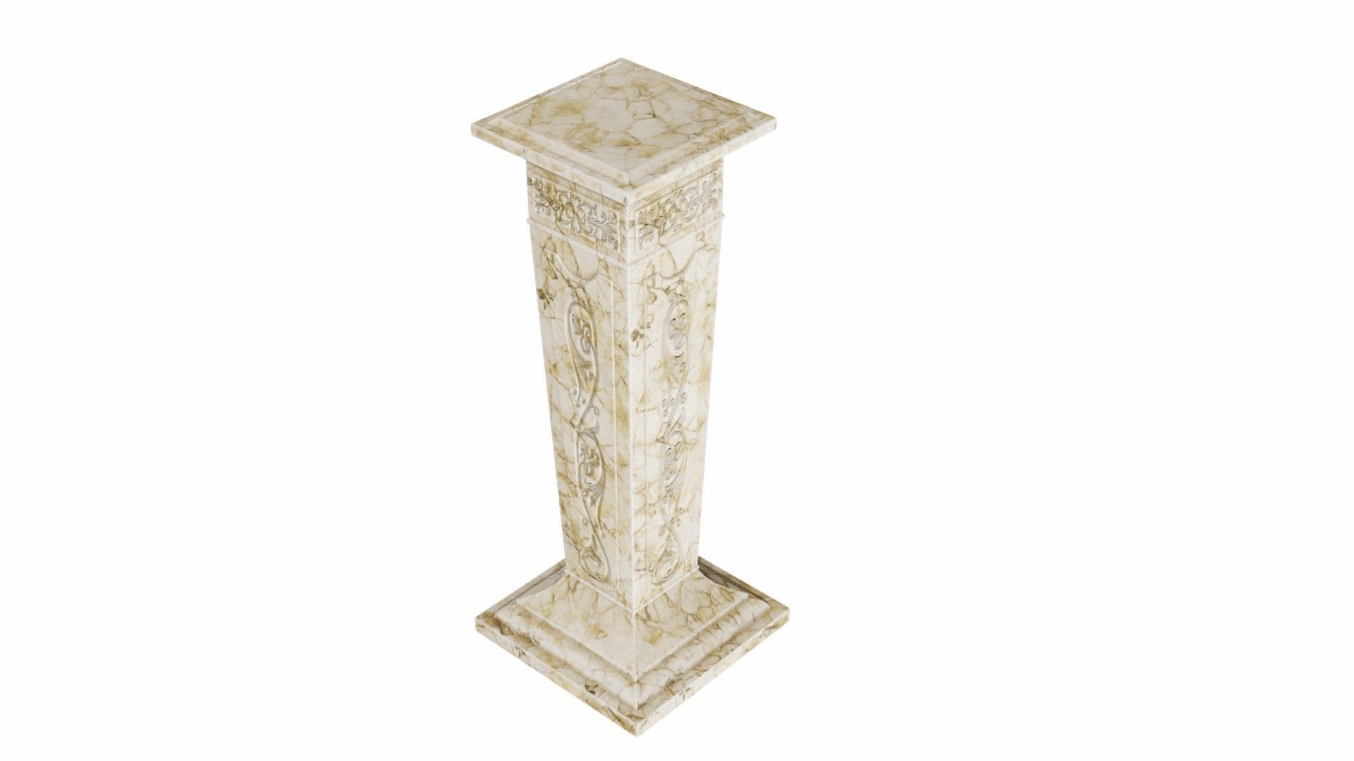 Pedestal 3D model_6