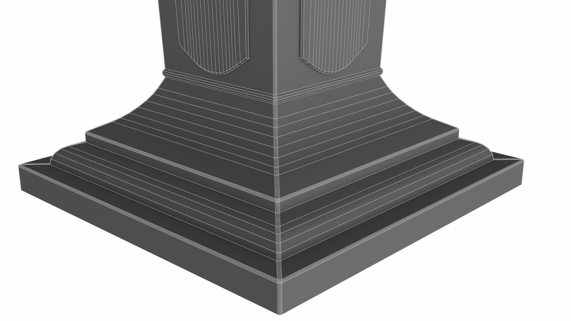 Pedestal 3D model_12