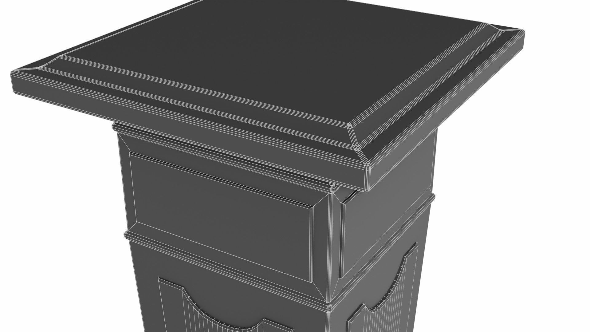 Pedestal 3D model_10