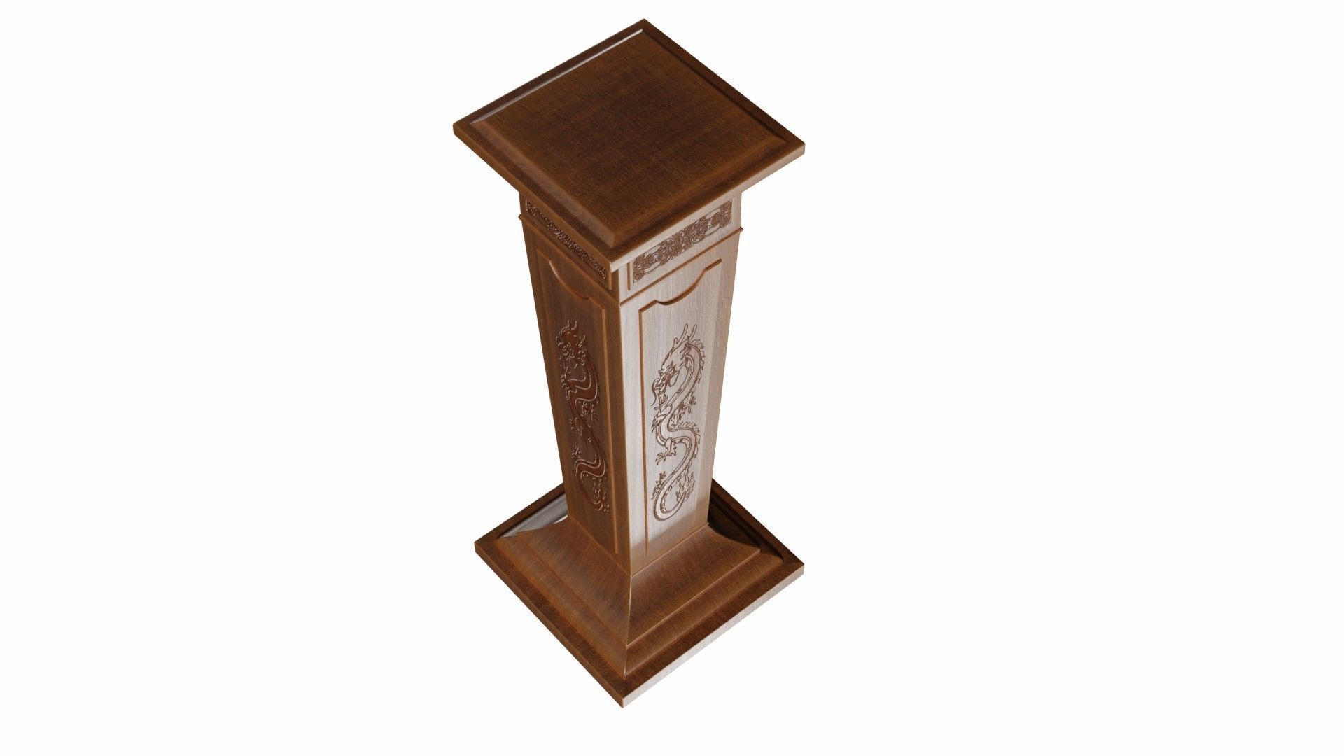 Pedestal 3D model_3