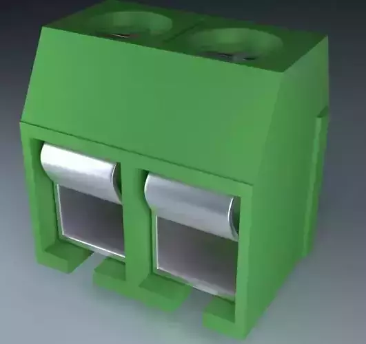Klemens plastic box with two metal drawers
