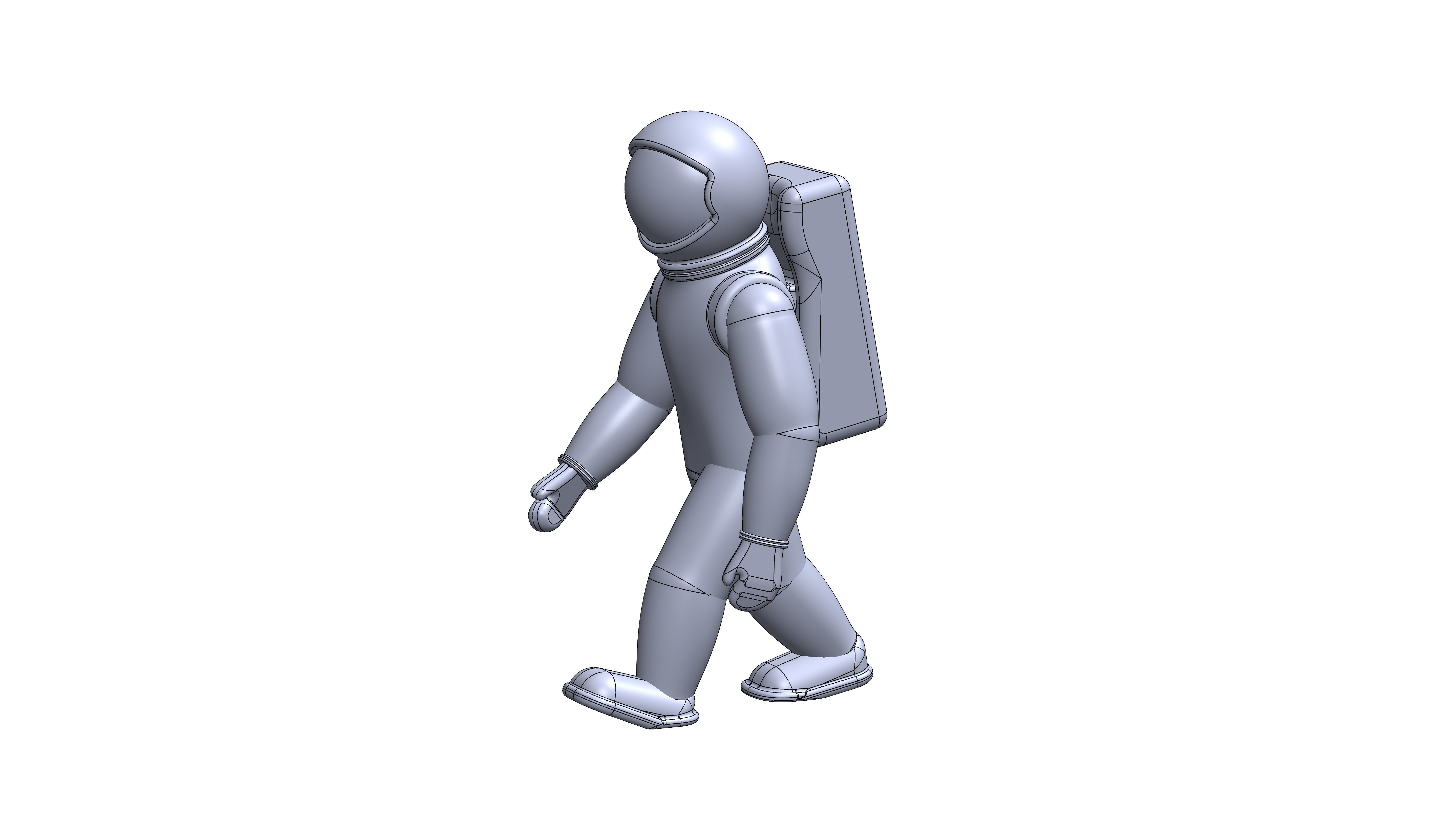 astronaut 3D model_5